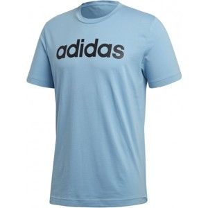 adidas COMMCERCIAL LINEAR TEE modrá L - Pánske tričko