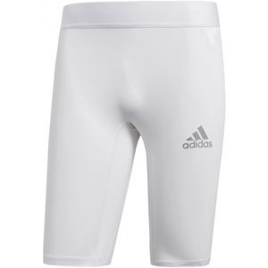 adidas ALPHASKIN SPORT SHORT TIGHTS  M Pánske spodné šortky, biela, veľkosť M