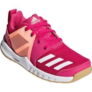 adidas FORTAGYM K ružová 4 - Detská športová obuv