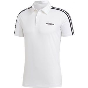 adidas DESIGN2MOVE 3S POLO Pánske tričko, biela,čierna, veľkosť