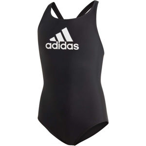adidas YA BOS SUIT Dievčenské jednodielne plavky, čierna, veľkosť 164