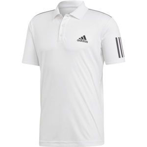adidas CLUB 3 STRIPES POLO biela S - Pánske tričko polo