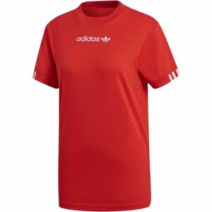adidas COEEZE T-SHIRT červená 38 - Dámske tričko