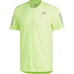 adidas OWN THE RUN TEE MEN zelená XL - Pánske športové tričko