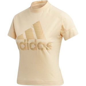 adidas W ID GLAM TEE oranžová M - Dámske tričko