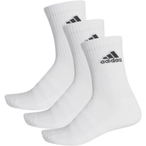 adidas CUSH CRW 3PP biela M - Set ponožiek