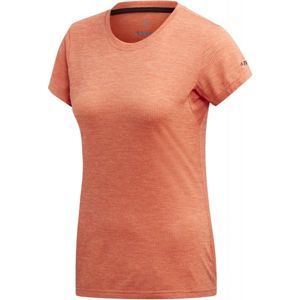adidas TIVID TEE oranžová 40 - Dámske tričko