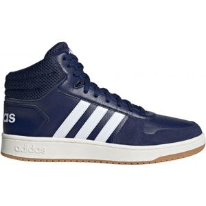 adidas HOOPS 2.0 MID modrá 8 - Pánska voľnočasová obuv