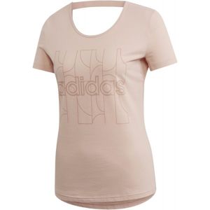 adidas MOTION T-SHIRT ružová XL - Dámske tričko