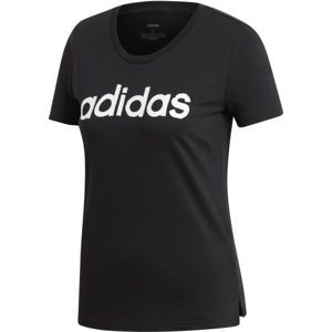 adidas CORE LINEAR TEE 1 čierna M - Dámske tričko