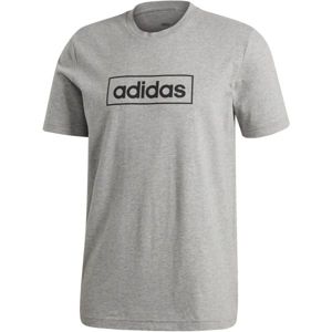 adidas M CORE BOX GRAPHIC TEE 3 šedá S - Pánske tričko