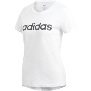 adidas ESSENTIALS LINEAR SLIM TEE biela M - Dámske tričko
