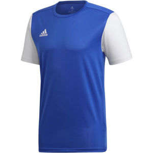 adidas ESTRO 19 JSY JNR Detský futbalový dres, modrá,biela, veľkosť