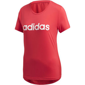 adidas D2M LO TEE červená L - Dámske tričko