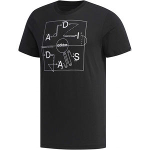 adidas GMPLN T čierna 2XL - Pánske tričko