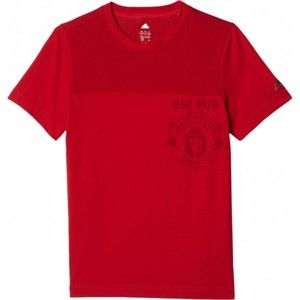 adidas FOOTBALL CLUB MUFC TEE - Chlapčenské tričko