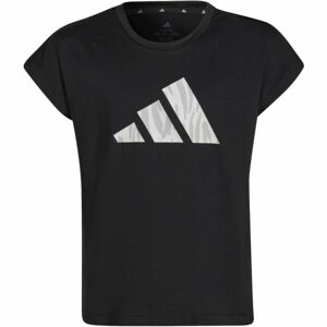 adidas AR GR TEE Dievčenské tričko, čierna, veľkosť 164