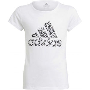 adidas G T1 TEE Dievčenské tričko, biela, veľkosť 128