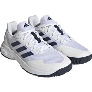 adidas GAMECOURT 2 M Pánska tenisová obuv, biela, veľkosť 46