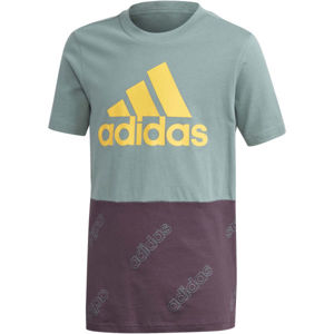adidas YB FAV AOP FZ TEE  140 - Chlapčenské športové tričko