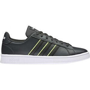 adidas GRAND COURT BASE Pánska voľnočasová obuv, čierna, veľkosť 43 1/3