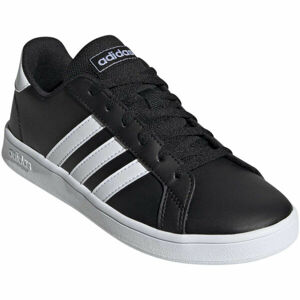 adidas GRAND COURT K Detská obuv, čierna, veľkosť 37 1/3