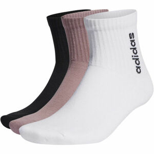 adidas HC QUARTER 3PP Sada ponožiek, čierna, veľkosť 37-39