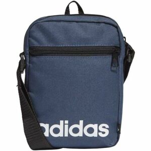 adidas LINEAR SHOULDER BAG Dokladovka, tmavo modrá, veľkosť os