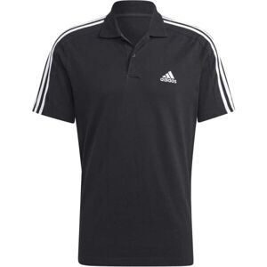 adidas ESSENTIALS POLO SHIRT Pánske polo tričko, čierna, veľkosť XXL