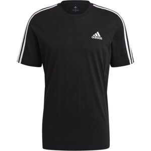 adidas 3S SJ T Pánske tričko, čierna, veľkosť XL