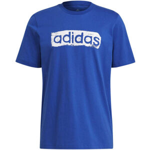 adidas BRSHSTRK V4 TEE Pánske tričko, modrá, veľkosť S