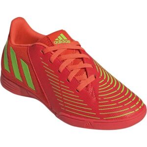 adidas PREDATOR EDGE.4 IN SALA J Detská halová obuv, červená, veľkosť 38