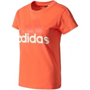 adidas ESSENTIALS LINEAR SLIM TEE oranžová XL - Dámske tričko