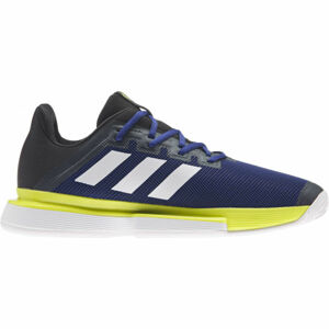 adidas SOLEMATCH BOUNCE M Pánska tenisová obuv, modrá, veľkosť 42 2/3