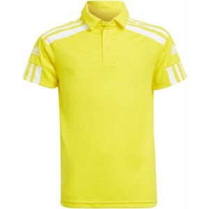 adidas SQ21 POLO Y Juniorské polo tričko, žltá, veľkosť 128