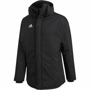 adidas STADIUM PARKA 18 Pánska futbalová bunda, čierna, veľkosť M