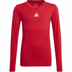 adidas TEAM BASE TEE Y Juniorské futbalové tričko, červená, veľkosť 140