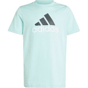 adidas BL 2 TEE Juniorské tričko, svetlomodrá, veľkosť 128