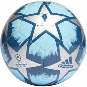 adidas UCL CLUB ST. PETERSBURG Futbalová lopta, svetlomodrá, veľkosť 5