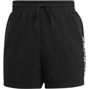 adidas LIN FT SHO Dámske šortky plus size, čierna, veľkosť 3x