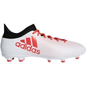 adidas X 17.3 FG biela 9.5 - Pánska futbalová obuv
