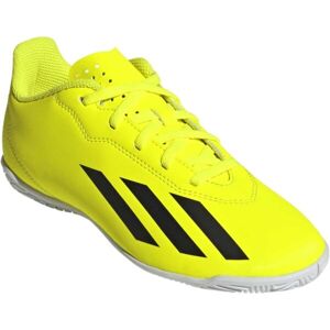 adidas X CRAZYFAST CLUB IN J Detská halová obuv, žltá, veľkosť 30