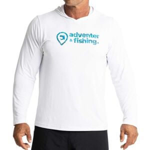 ADVENTER & FISHING Pánske funkčné hooded UV tričko Pánske funkčné hooded UV tričko, biela, veľkosť XXL