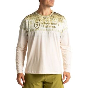 ADVENTER & FISHING UV T-SHIRT Pánske funkčné UV tričko, žltá, veľkosť S