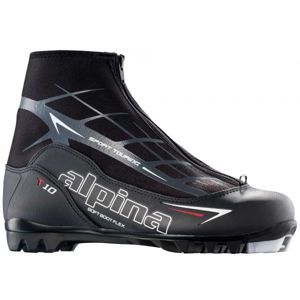 Alpina T10 Pánska obuv na bežecké lyžovanie, čierna, veľkosť 47