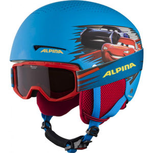 Alpina Sports ZUPO DISNEY SET Detská lyžiarska prilba a okuliare, modrá, veľkosť