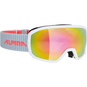 Alpina Sports SCARABEO JR MM biela NS - Detské lyžiarske okuliare