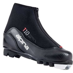 Alpina T 10 JR Detská obuv na bežecké lyžovanie, čierna, veľkosť 30