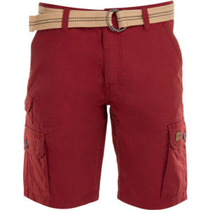 ALPINE PRO ARDEH Pánske šortky, červená, veľkosť 56