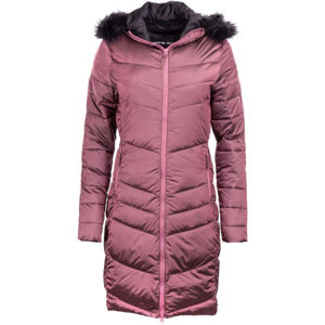 ALPINE PRO ASHURA Dámsky zimný kabát, ružová, veľkosť XS